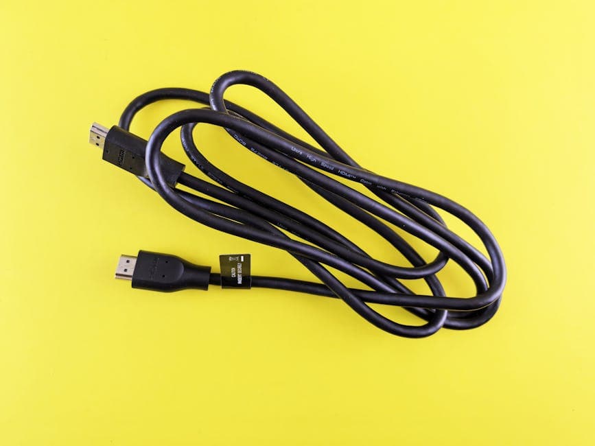 Подготовьте HDMI-кабель