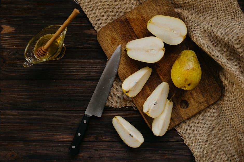Как запечь груши с медом