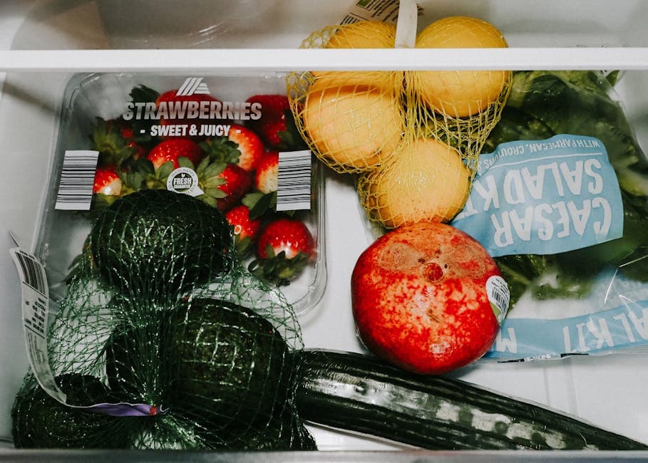 Разделите продукты по категориям