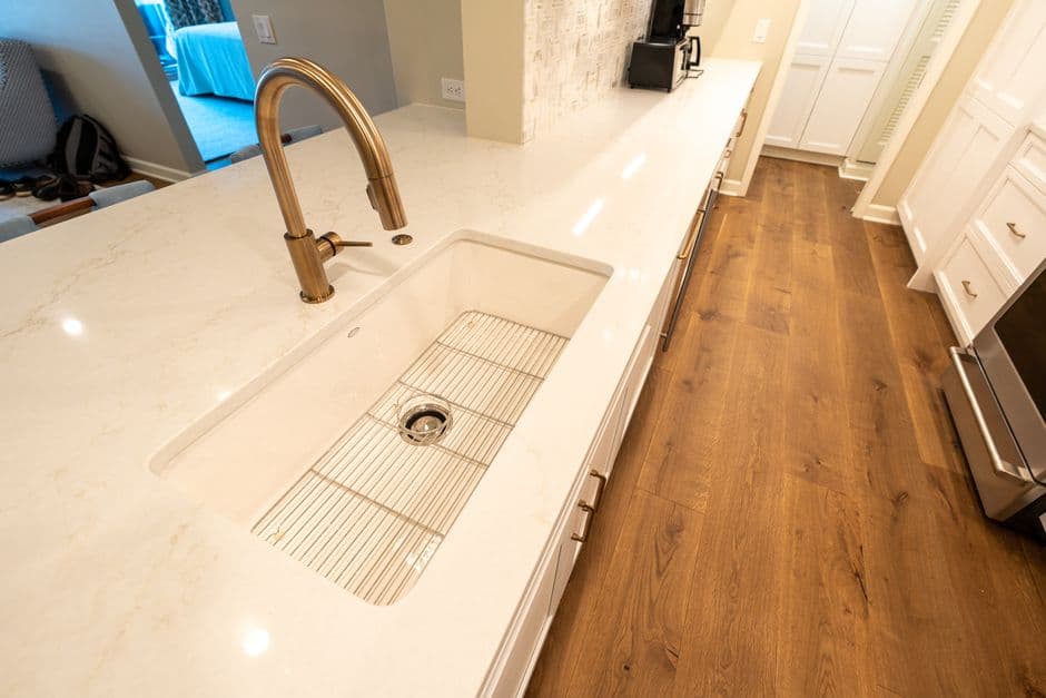 Flush with Hot Water