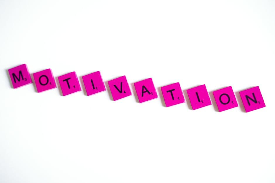 Stay motivated